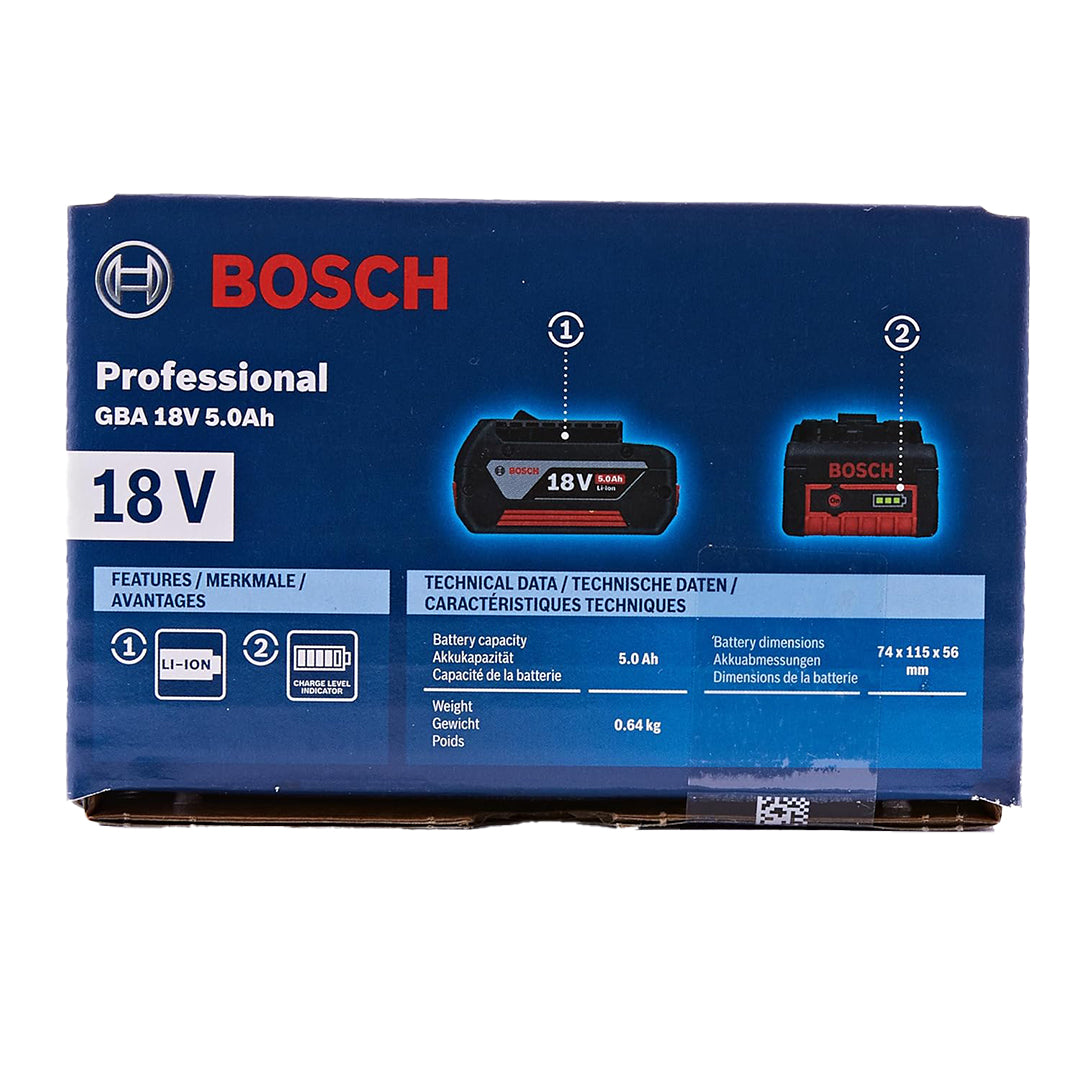 Bosch 18V Twin Battery Pack ā 5.0Ah Li-Ion (Pro Range) | aztools.uk - Professional Quality Tools at the Best Price