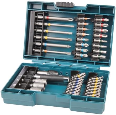 Makita 37-Piece Screwdriver Bit & Socket Set – Precision Driving Kit in Case | aztools.uk - Professional Quality Tools at the Best Price