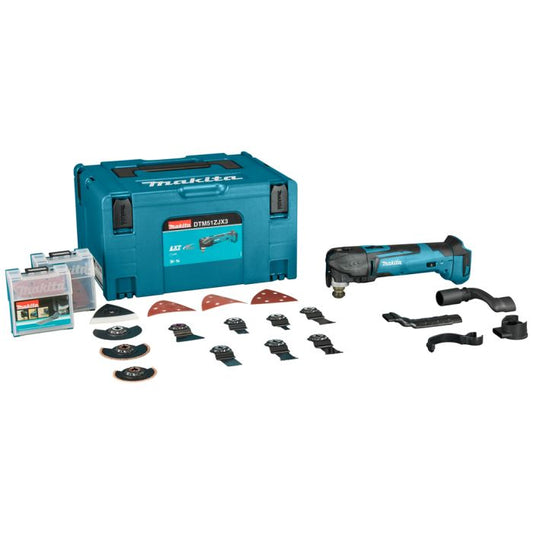 Makita DTM51ZJX3 18V Cordless Multi-Tool – High-Performance & Multi-Purpose | aztools.uk - Professional Quality Tools at the Best Price